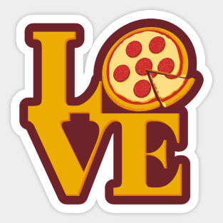 Pizza Love Sticker